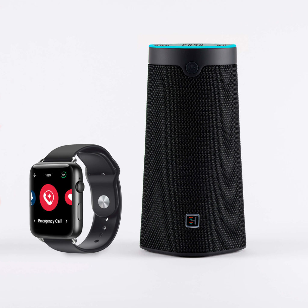 WellBe Smart Speaker and WellBe Watch